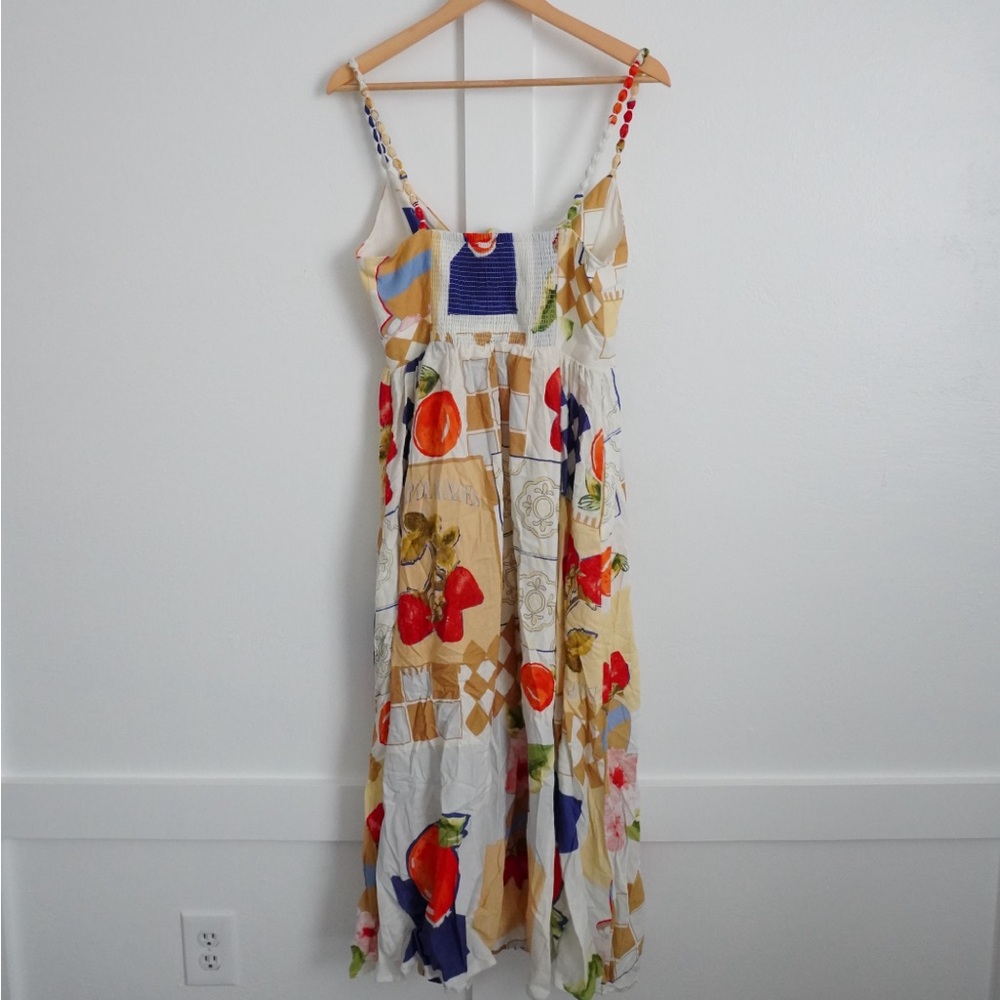 Caroline Constas Vibrant Patterned Midi Dress NWT - image 3